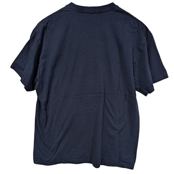 Majestic Boston Red Sox Graphic Tee Shirt Bosox Baseball Navy Red Sports - Picture 2 of 3